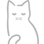 Stencil drawing of cat